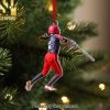 Personalized Custom Photo Ornament, Christmas Gifts For Badminton Lovers