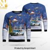 Collier County Ems Ford Explorer Ugly Xmas Wool Knitted Sweater