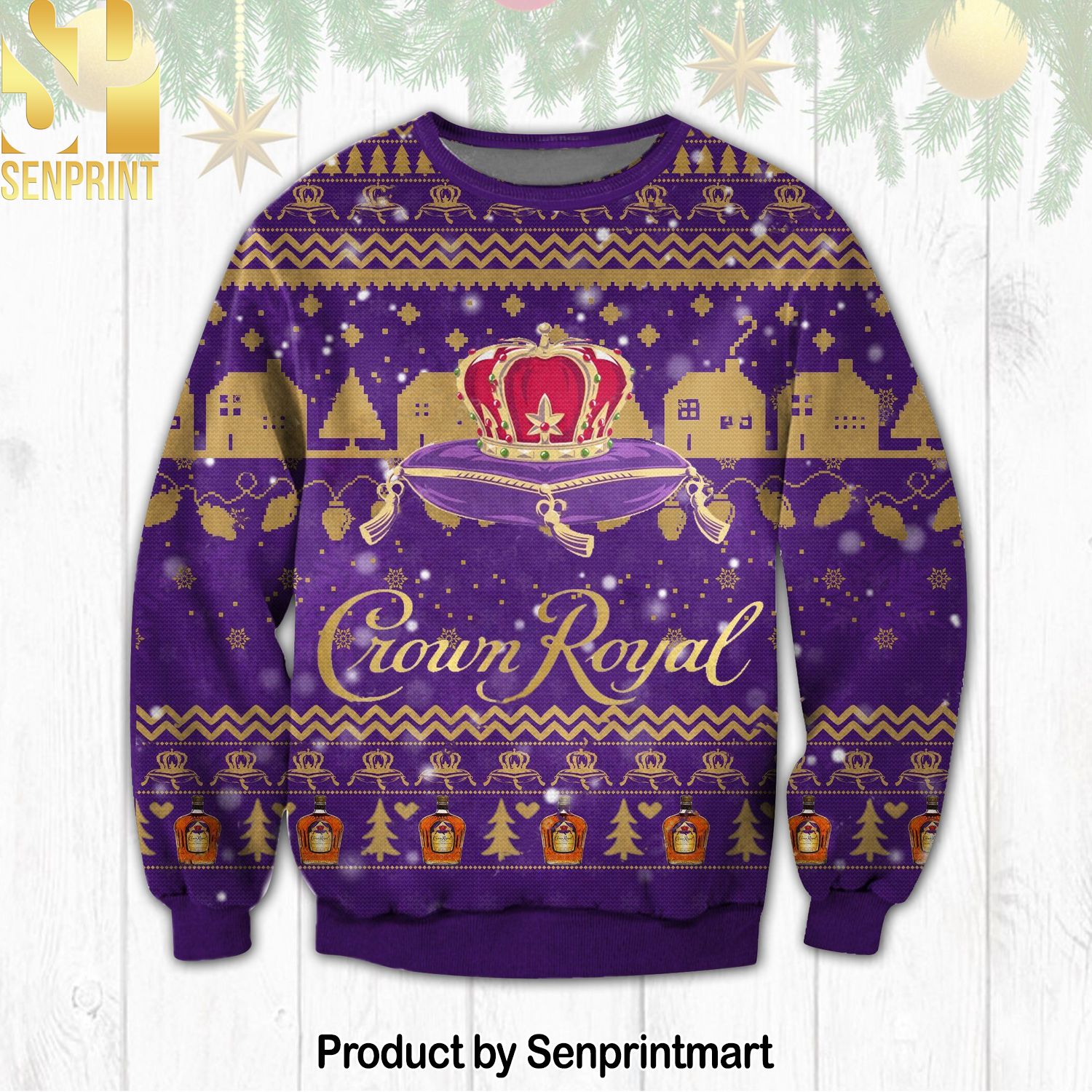 Crown Royal Knitting Pattern Ugly Christmas Sweater