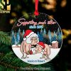 Submitting To You Is Refreshing Personalized Acrylic Ornament Couple Gift Gift For Christmas Skull Couple Ornament