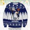 Dank Tree Rex Athletic Knitting Pattern Ugly Christmas Holiday Sweater