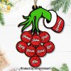 The Grinch Hands, Christmas Tree Decor Gift For Family Personalized Wood Ornament