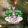 There’s Snowplace Like Dada And Nana’s, Medallion Wood Ornament, Gifts For Snowman Family