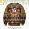 Evan Williams Bourbon For Christmas Gifts Ugly Christmas Wool Knitted Sweater