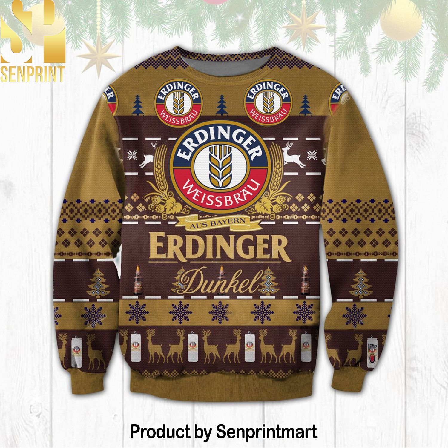 Erdinger For Christmas Gifts Knitting Pattern Sweater