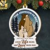 Where Life Begins Family and Love Never Ends, Personalized Ornament, Gifts For Family
