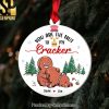 You Are The Nut To My Cracker, Couple Gift, Personalized Ornament, Snow Ball Funny Couple Ornament, Christmas Gift