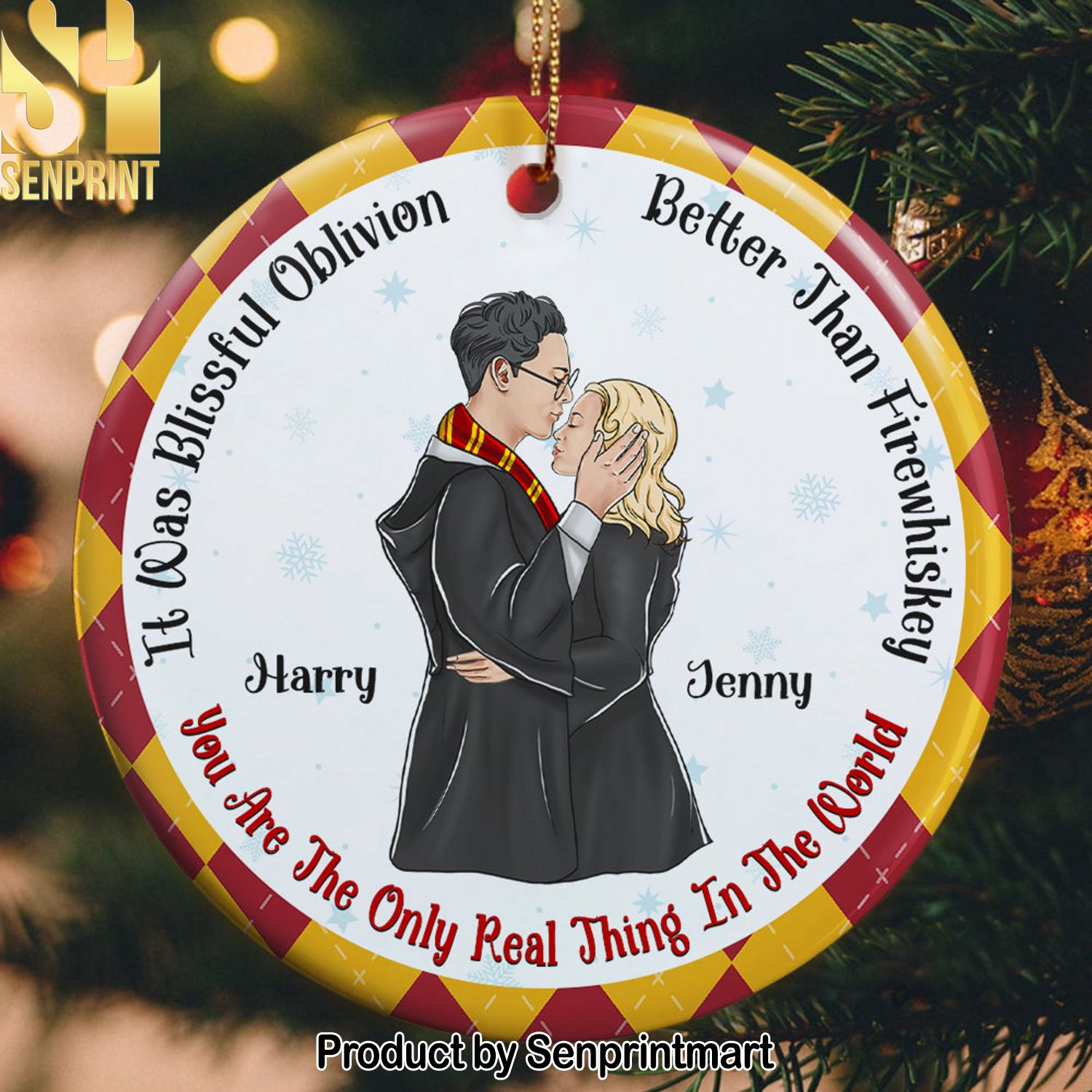 You’re The Only Real Thing In The World Personalized Ornament, Christmas Gifts