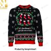 French Bulldog Snow Christmas Knitting Pattern Ugly Christmas Sweater