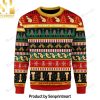 Funny Daleks Knitting Print For Christmas Gifts Ugly Christmas Wool Knitted Sweater