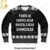 Gingercorn Knitting Pattern Ugly Christmas Holiday Sweater