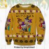 Golden Ghouls Knitting Pattern Ugly Christmas Holiday Sweater