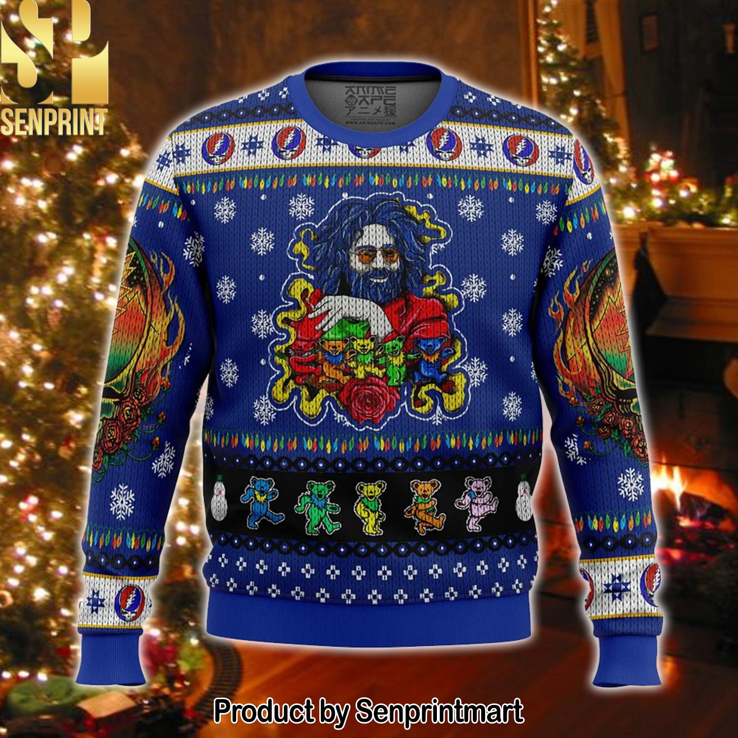 Grateful Dead Ugly Christmas Holiday Sweater