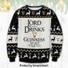 Guinness Make Me High Ugly Xmas Wool Knitted Sweater