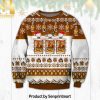 Ho Ho Ho For Hippie Lovers On National Knitting Pattern Ugly Christmas Sweater