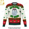 Ho Ho Ho For Hippie Lovers On National Knitting Pattern Ugly Christmas Sweater