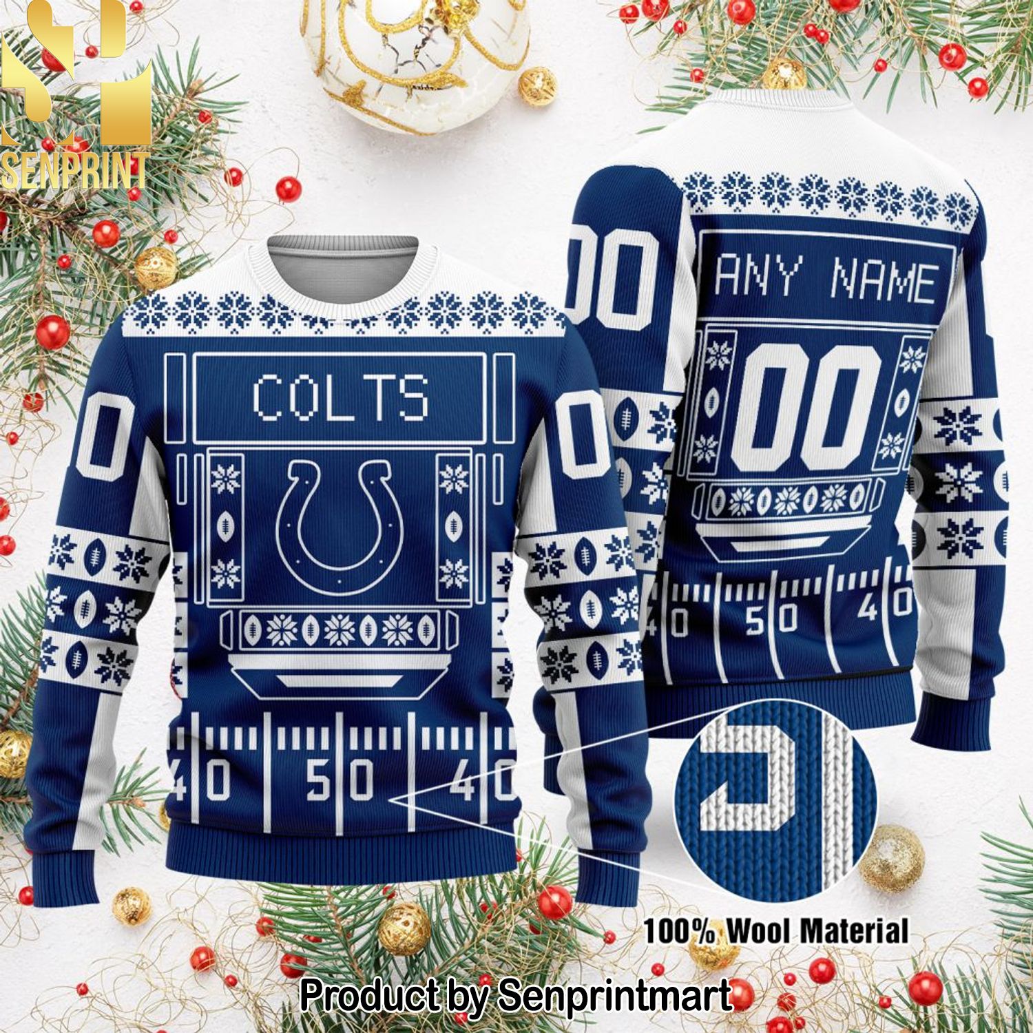 Indianapolis Colts NFL For Christmas Gifts Ugly Christmas Sweater