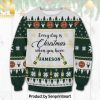 Jameson Eagle Christmas Ugly Wool Knitted Sweater