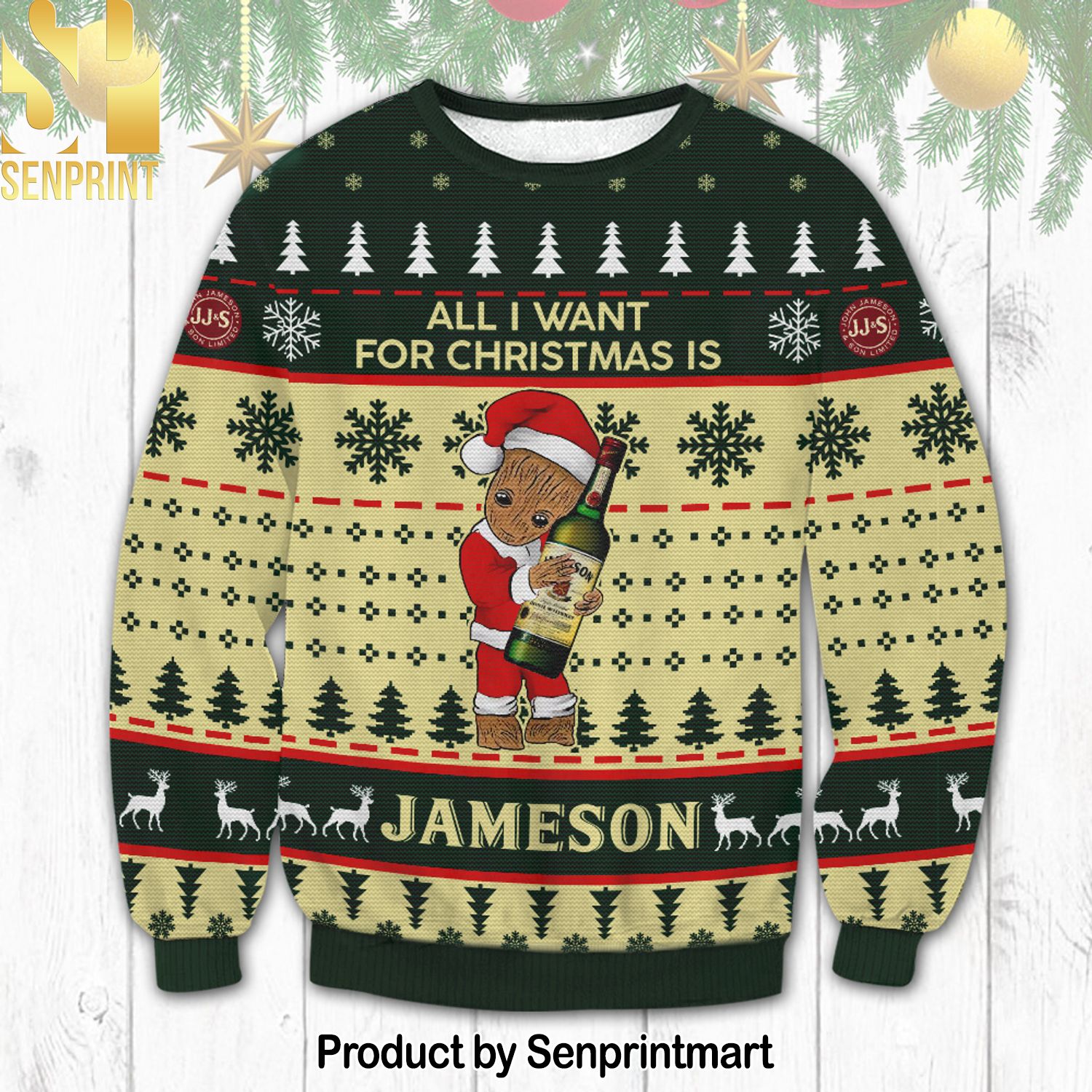 Jameson Groot Christmas For Christmas Gifts Ugly Christmas Holiday Sweater