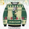 Jameson Happiest Drink For Christmas Gifts Ugly Xmas Wool Knitted Sweater