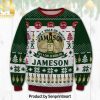 Jameson Santa Hat For Christmas Gifts 3D Printed Ugly Christmas Sweater