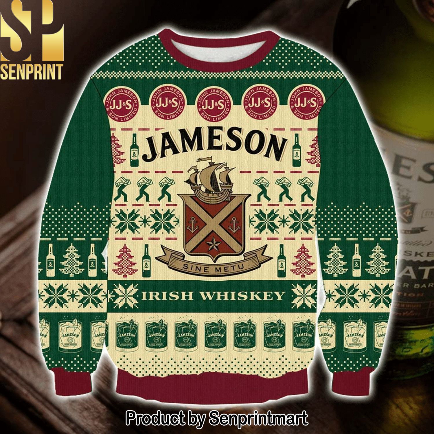Jameson Ugly Christmas Holiday Sweater