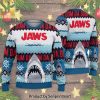 Jaws Horror Movie Christmas Ugly Wool Knitted Sweater