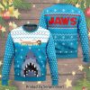 Jaws Horror Movie 3D Printed Ugly Christmas Sweater