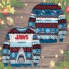 Jaws Horror Movie Christmas Ugly Wool Knitted Sweater