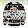 Jesus Saves Football Ugly Xmas Wool Knitted Sweater