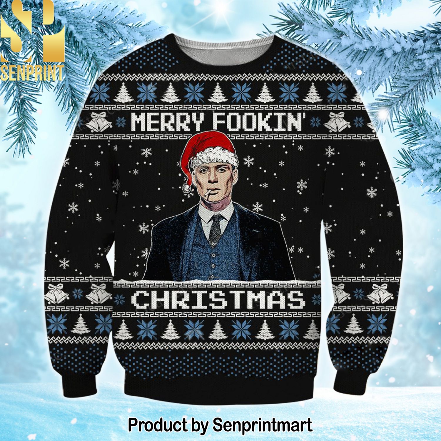 Keanu Reeves For Christmas Gifts 3D Printed Ugly Christmas Sweater