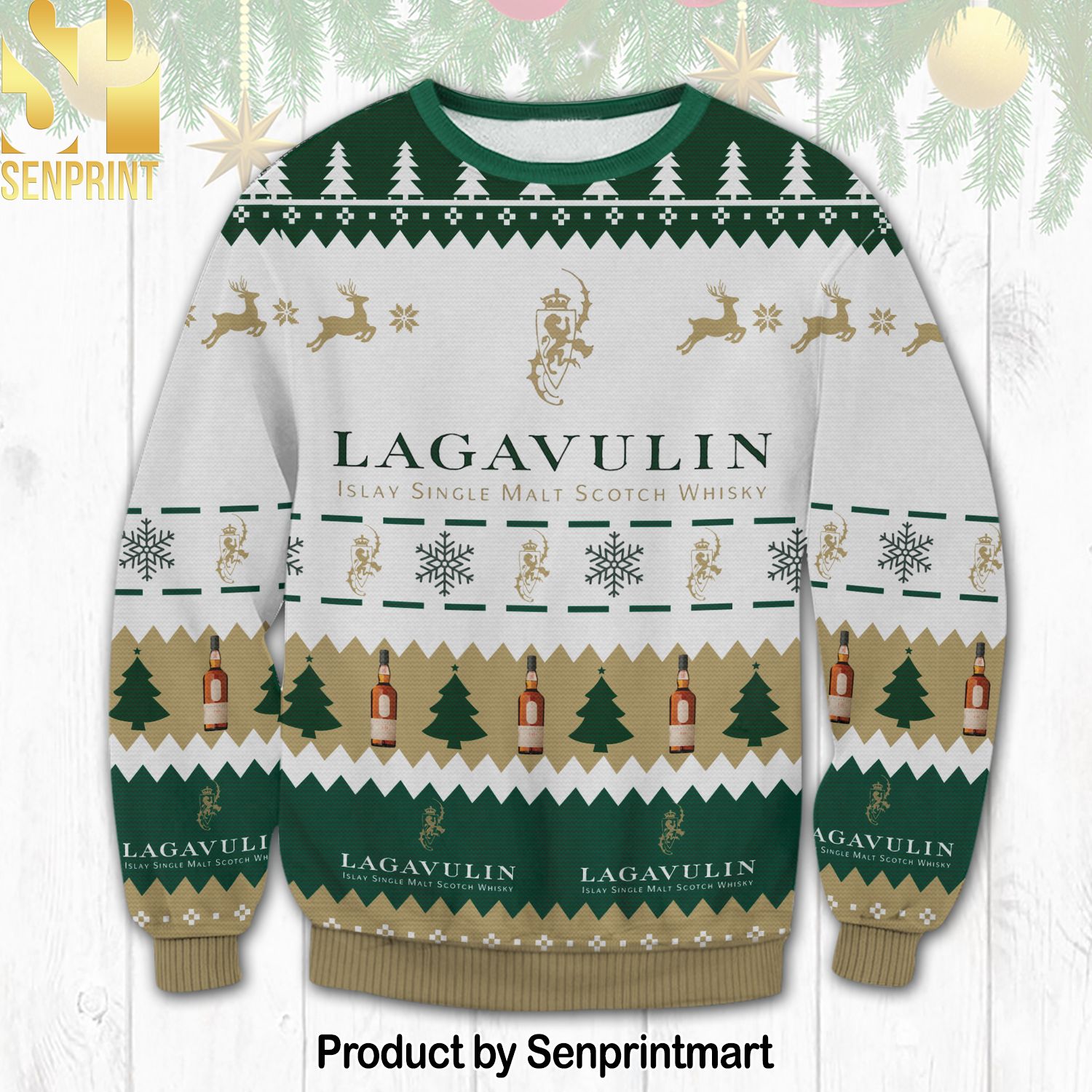 Lagavulin For Christmas Gifts Knitting Pattern Sweater