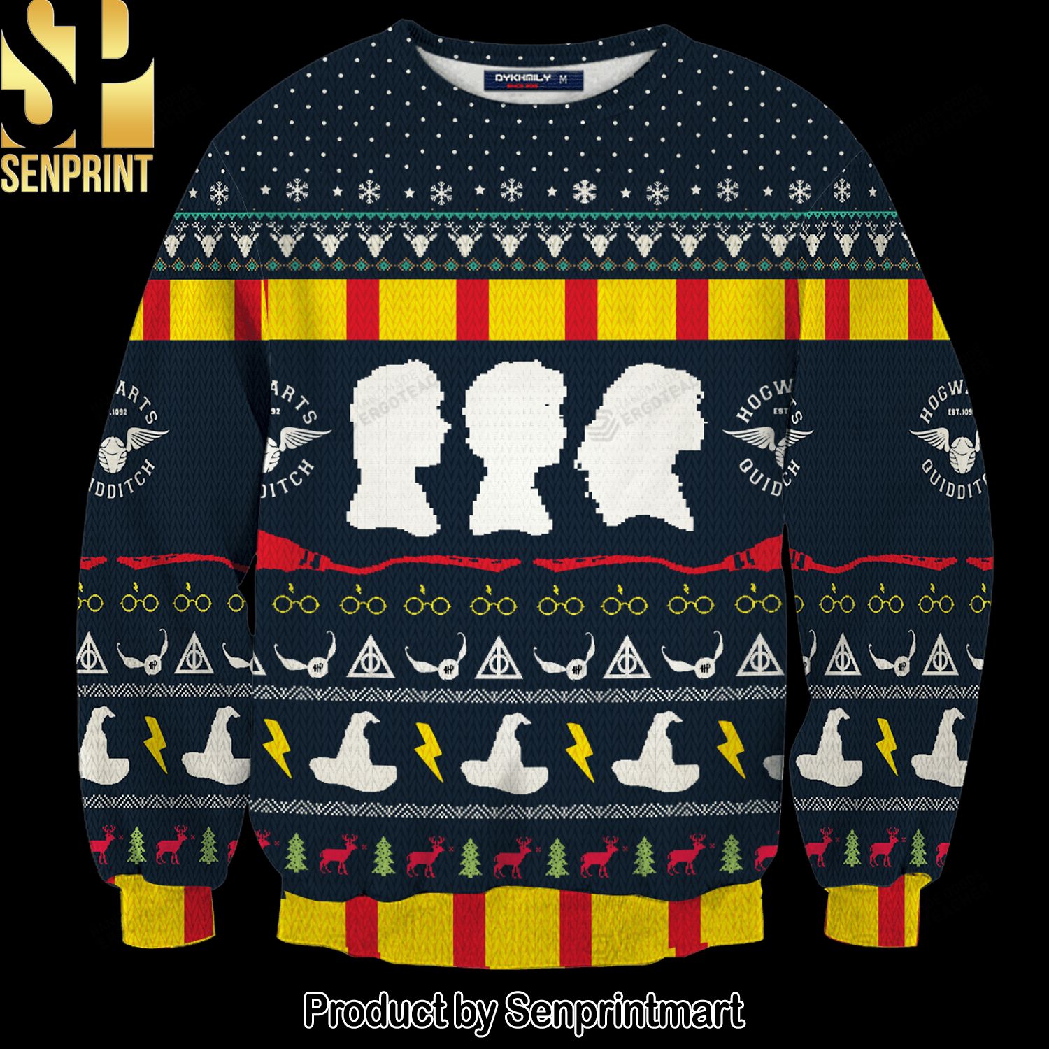Magical Christmas Unisex Wool Ugly Christmas Holiday Sweater