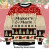 Maker’s Mark Happiest Drink Knitting Pattern Ugly Christmas Sweater