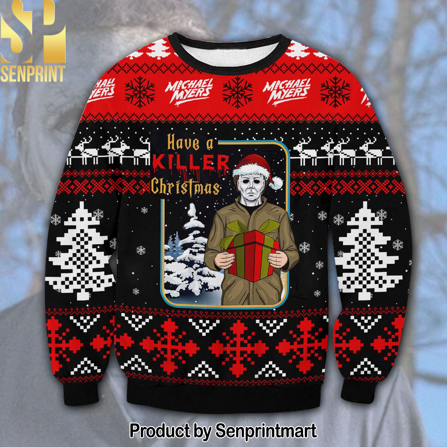 Michael Myer Ugly Christmas Sweater