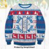 Michelob Ultra Camping For Christmas Gifts Ugly Xmas Wool Knitted Sweater