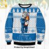 Michelob Ultra Horror Drink Ugly Xmas Wool Knitted Sweater