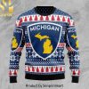 Michigan Mandala 3D Printed Ugly Christmas Sweater