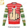 Mike Tyson Merry Chrithmiths Ugly Christmas Wool Knitted Sweater