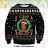 Mike Tyson Merry Chrithmiths Ugly Xmas Wool Knitted Sweater