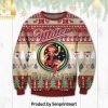 Miller Lite Bear Knitting Pattern Ugly Christmas Holiday Sweater