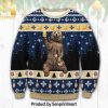 Miller Lite Born To Drink For Christmas Gifts Ugly Xmas Wool Knitted Sweater