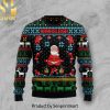 Nakatomi Plaza Print For Christmas Gifts Christmas Ugly Wool Knitted Sweater