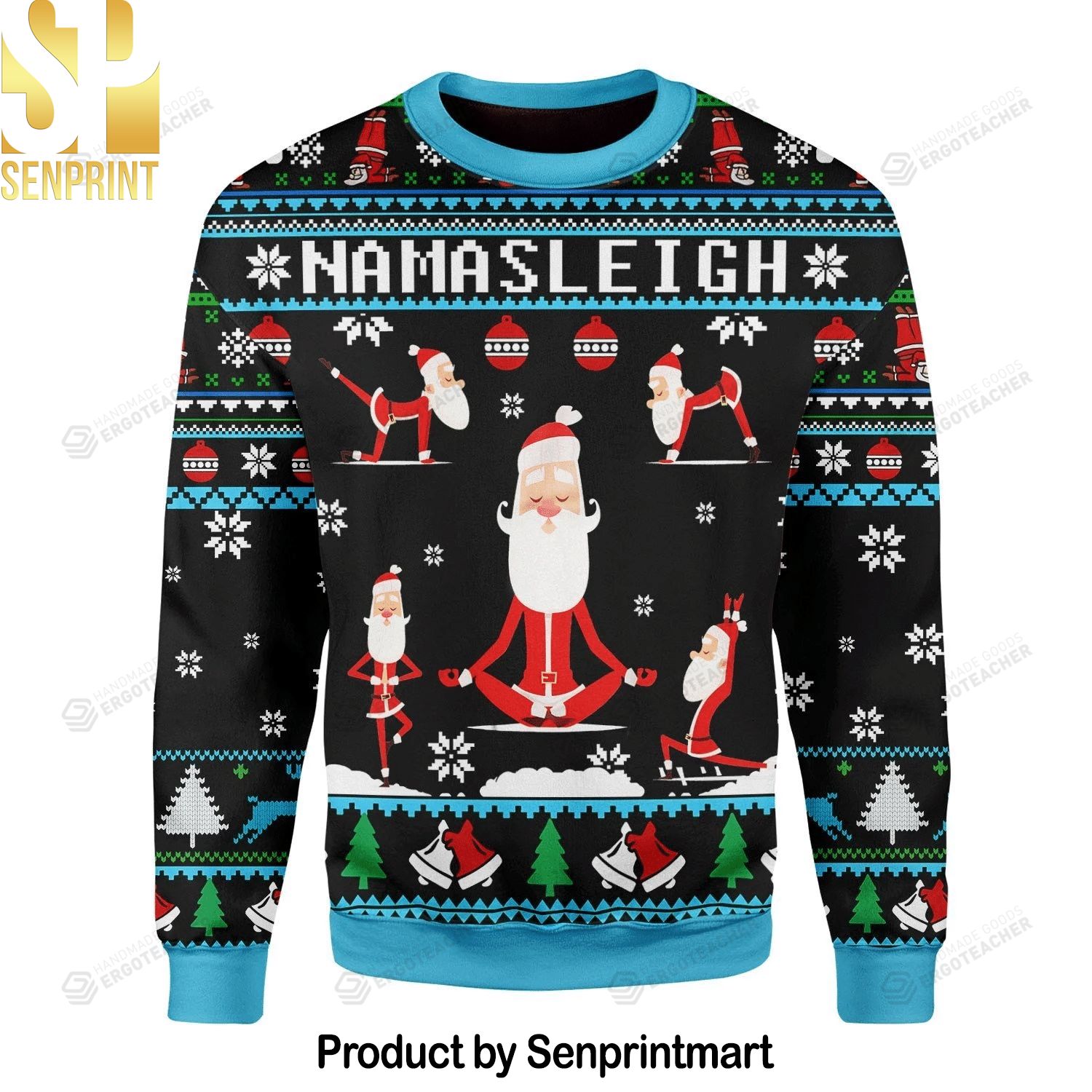 Namasleigh Ugly Christmas Wool Knitted Sweater
