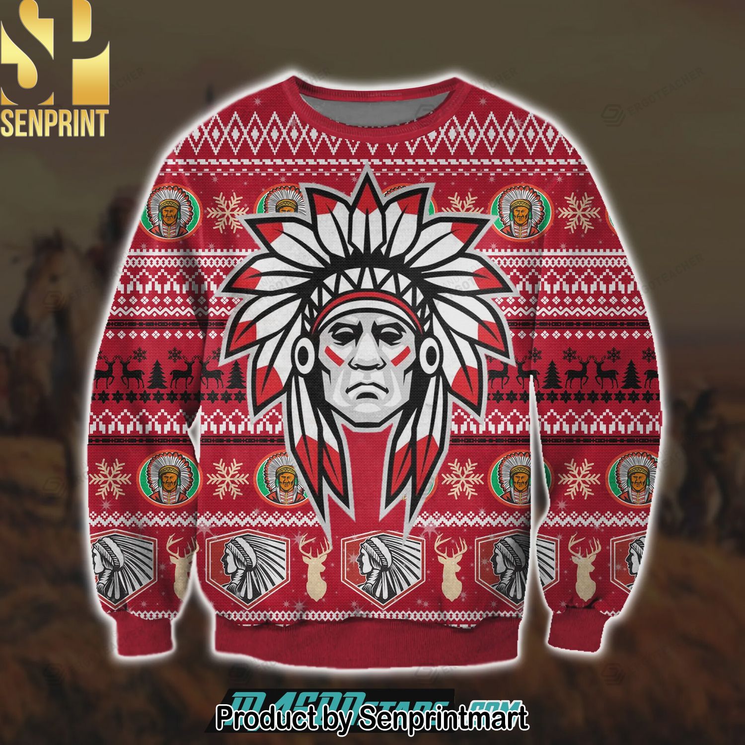 Native American Christmas For Christmas Gifts Ugly Christmas Holiday Sweater