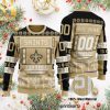 New Orleans Saints NFL For Christmas Gifts Knitting Pattern Sweater