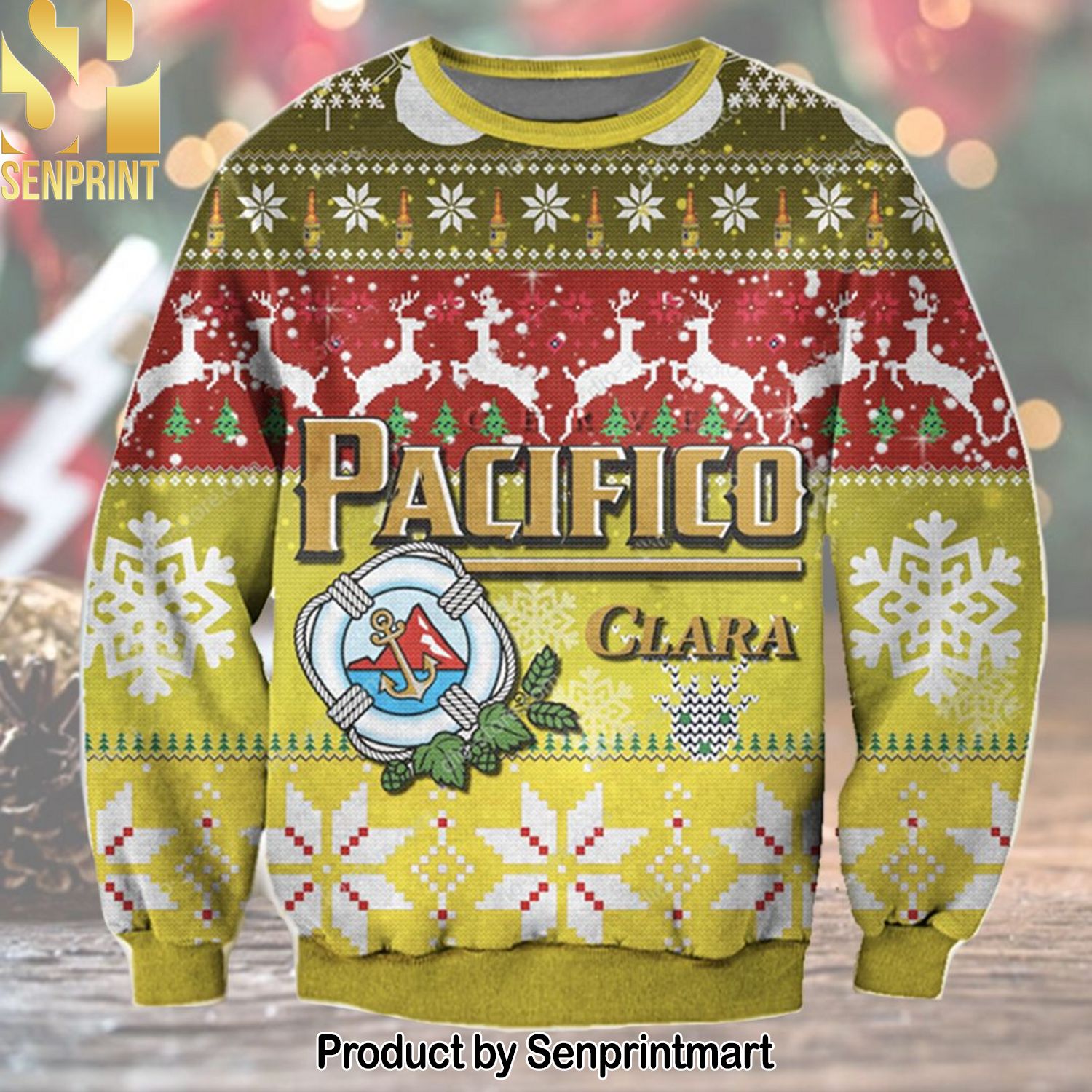 Pacifico Clara For Christmas Gifts Knitting Pattern Sweater