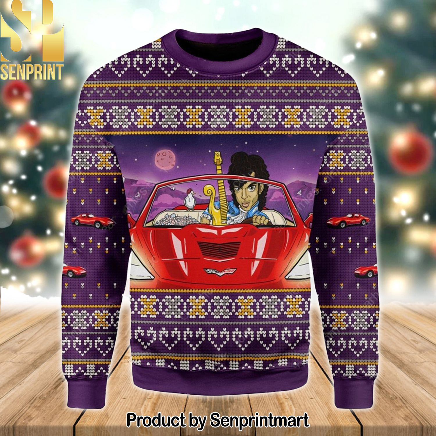 Prince Ugly Christmas Wool Knitted Sweater