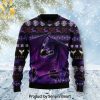 Purple Butterfly 3D Printed Ugly Christmas Sweater