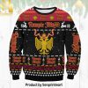 Salt Lake County Utah Unified Fire Authority Christmas Ugly Xmas Wool Knitted Sweater